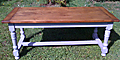 old french painted farmhouse style table